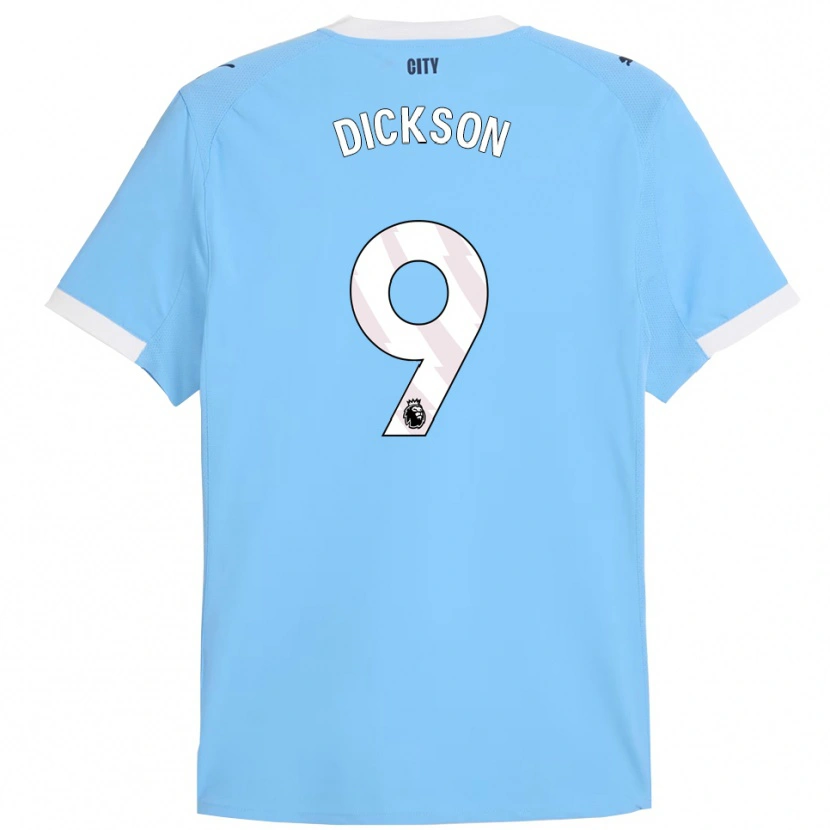 Danxen Heren Will Dickson #9 Hemelsblauw Wit Thuisshirt Thuistenue 2025/26 T-Shirt