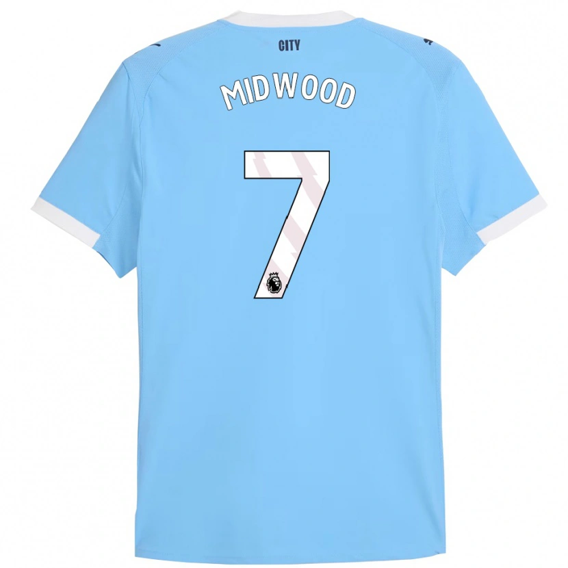 Danxen Heren Kylan Midwood #7 Hemelsblauw Wit Thuisshirt Thuistenue 2025/26 T-Shirt