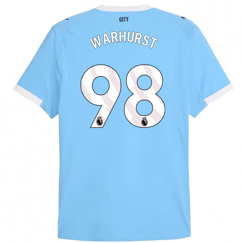 Danxen Heren Matty Warhurst #98 Hemelsblauw Wit Thuisshirt Thuistenue 2025/26 T-Shirt