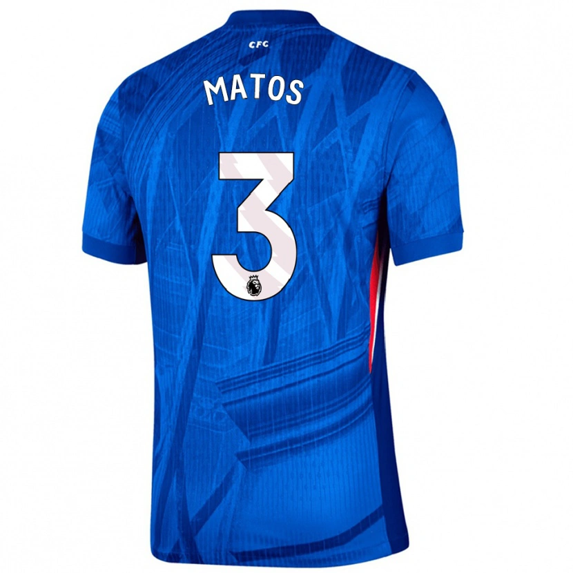 Danxen Heren Alex Matos #3 Blauw Wit Thuisshirt Thuistenue 2025/26 T-Shirt