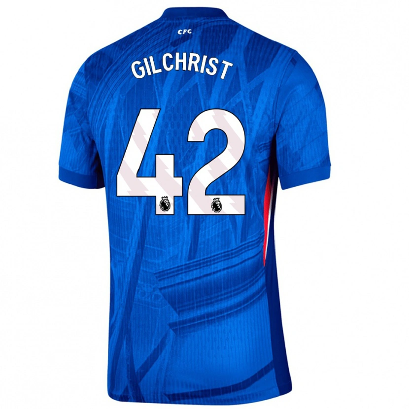 Danxen Heren Alfie Gilchrist #42 Blauw Wit Thuisshirt Thuistenue 2025/26 T-Shirt