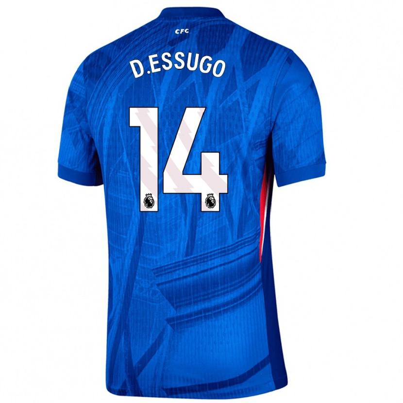 Danxen Heren Dário Essugo #14 Blauw Wit Thuisshirt Thuistenue 2025/26 T-Shirt