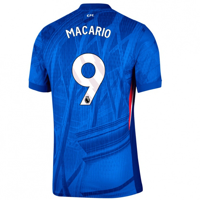 Danxen Heren Catarina Macario #9 Blauw Wit Thuisshirt Thuistenue 2025/26 T-Shirt