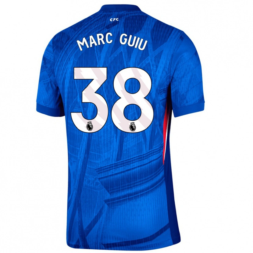 Danxen Heren Marc Guiu #38 Blauw Wit Thuisshirt Thuistenue 2025/26 T-Shirt