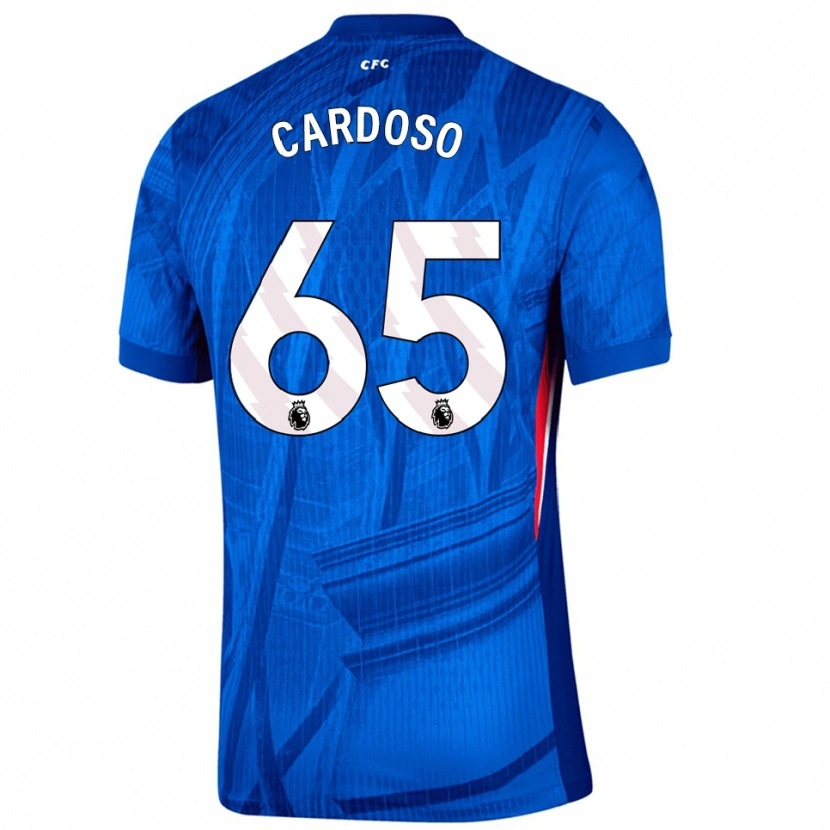 Danxen Heren Leo Cardoso #65 Blauw Wit Thuisshirt Thuistenue 2025/26 T-Shirt