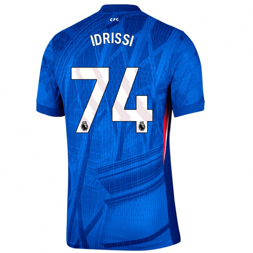 Danxen Heren Yahya Idrissi #74 Blauw Wit Thuisshirt Thuistenue 2025/26 T-Shirt