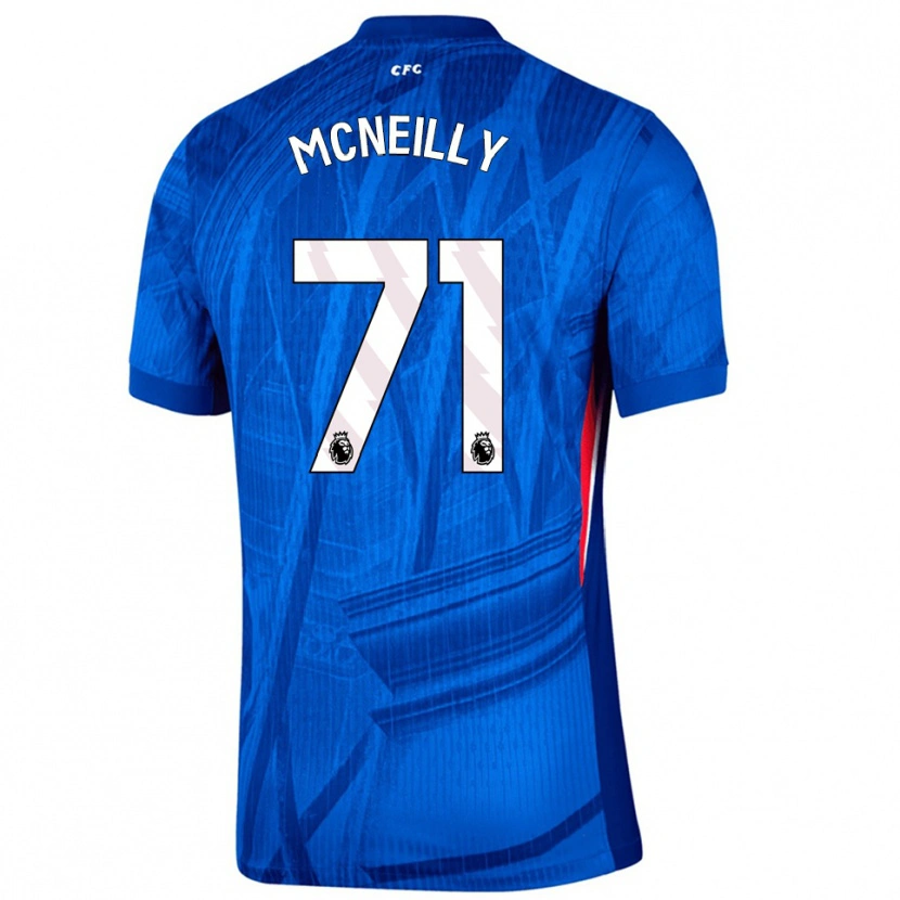 Danxen Heren Donnell Mcneilly #71 Blauw Wit Thuisshirt Thuistenue 2025/26 T-Shirt