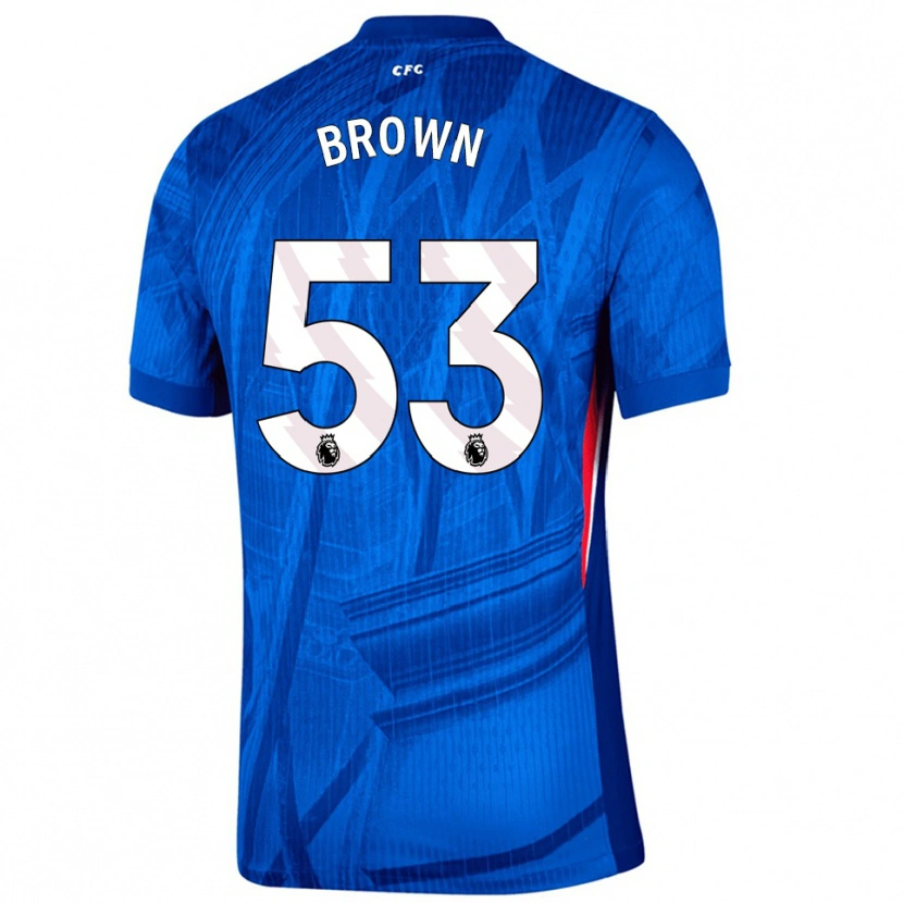 Danxen Heren Lola Brown #53 Blauw Wit Thuisshirt Thuistenue 2025/26 T-Shirt