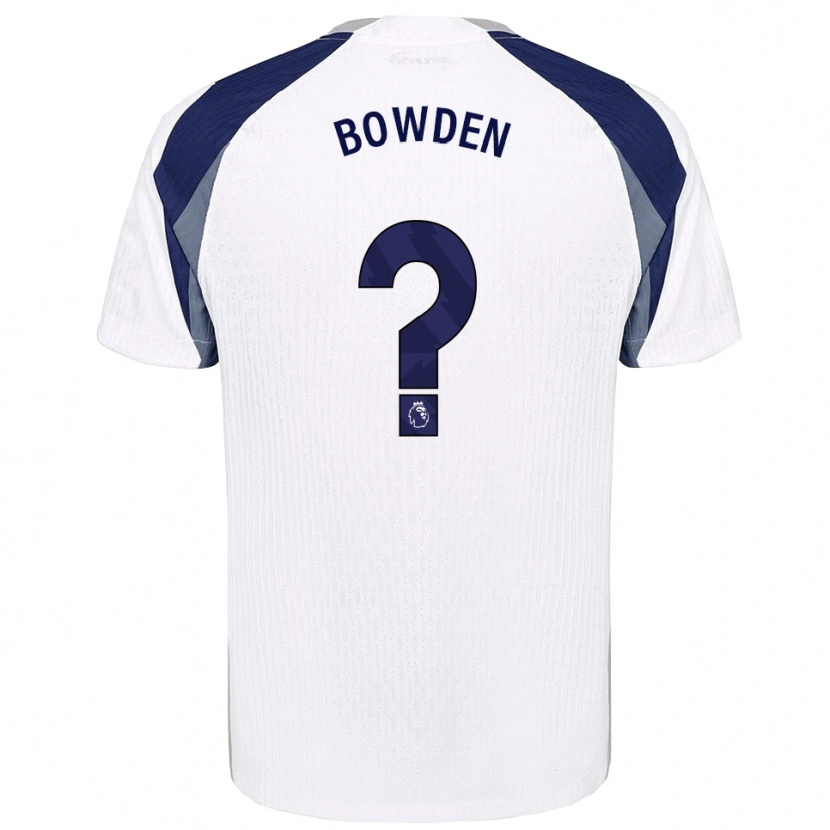 Danxen Heren Jamie Bowden #0 Wit Marineblauw Thuisshirt Thuistenue 2025/26 T-Shirt
