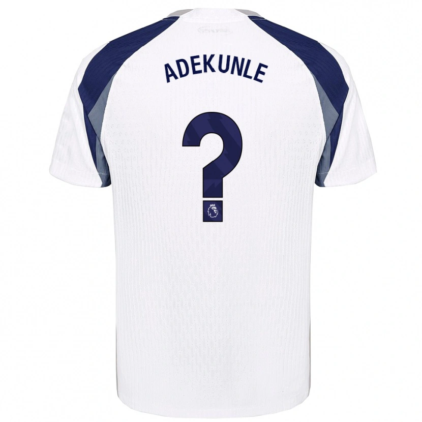 Danxen Heren Timileyin Adekunle #0 Wit Marineblauw Thuisshirt Thuistenue 2025/26 T-Shirt