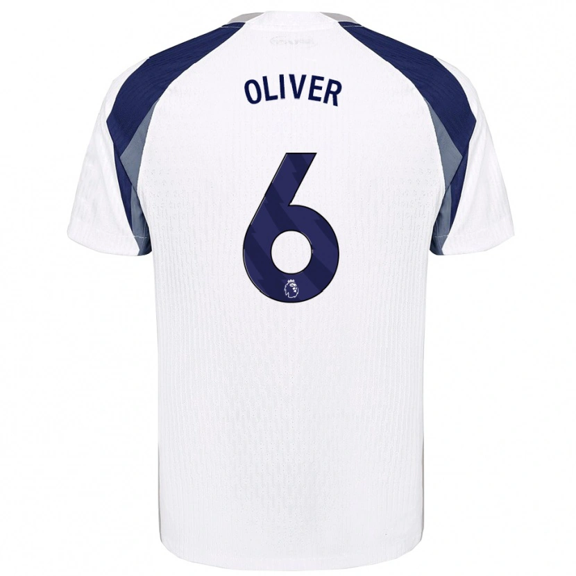 Danxen Heren Dexter Oliver #6 Wit Marineblauw Thuisshirt Thuistenue 2025/26 T-Shirt