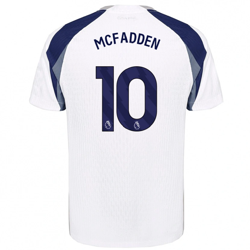 Danxen Heren Max Mcfadden #10 Wit Marineblauw Thuisshirt Thuistenue 2025/26 T-Shirt