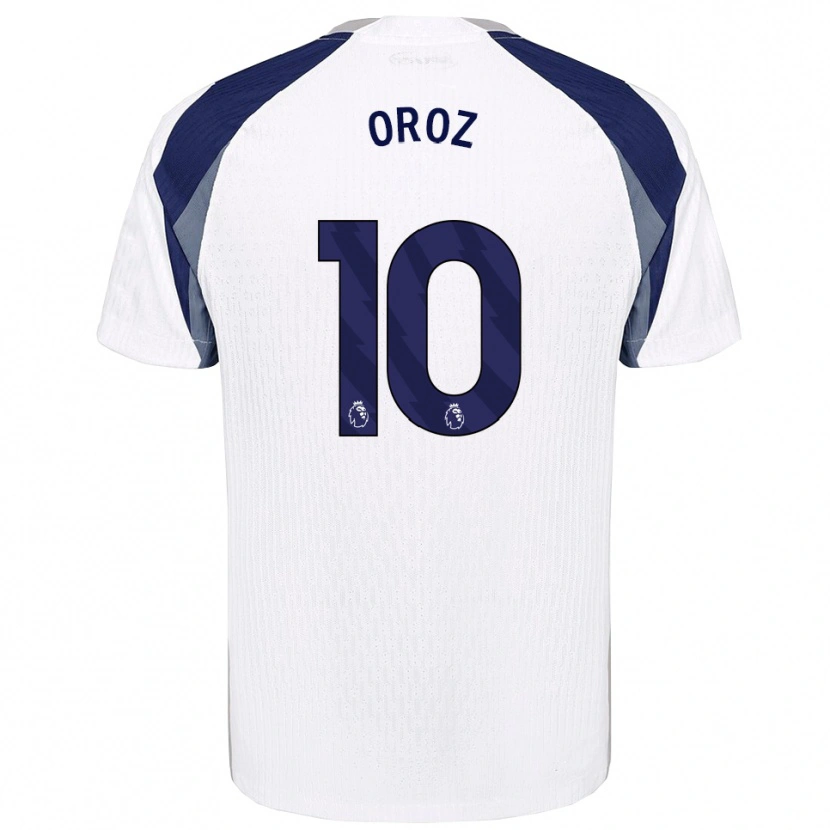 Danxen Heren Maite Oroz #10 Wit Marineblauw Thuisshirt Thuistenue 2025/26 T-Shirt