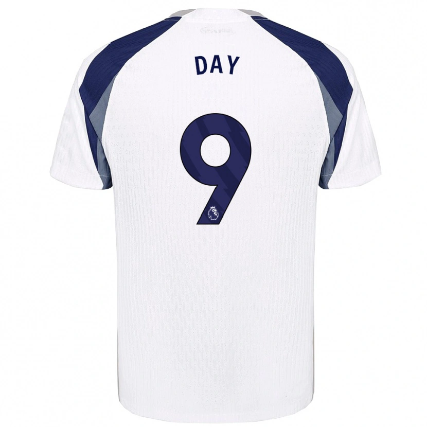 Danxen Heren Frankie Day #9 Wit Marineblauw Thuisshirt Thuistenue 2025/26 T-Shirt