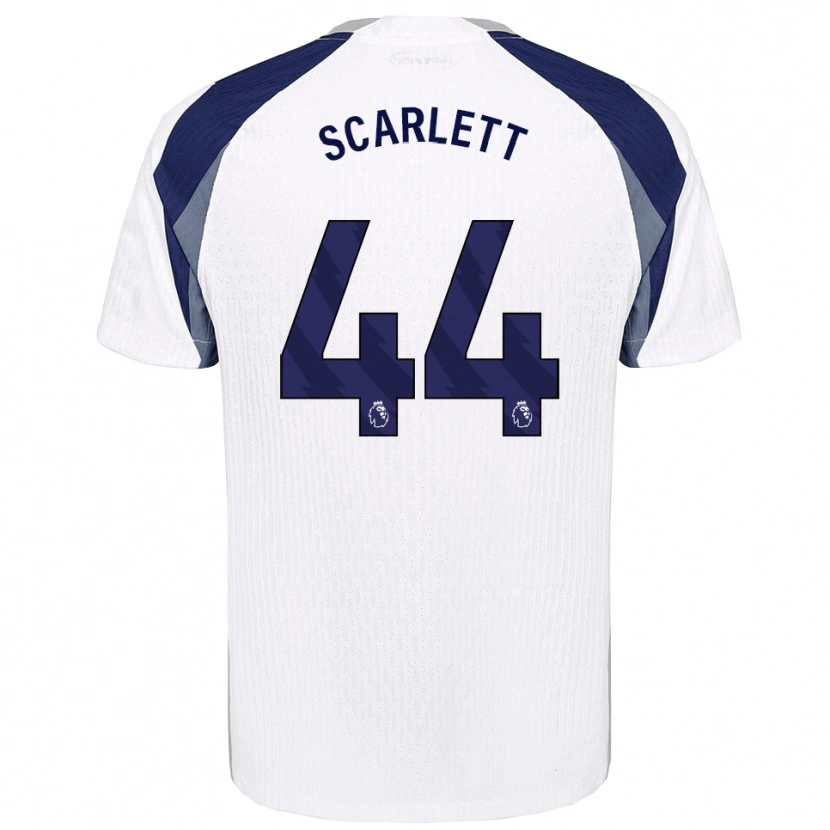 Danxen Heren Dane Scarlett #44 Wit Marineblauw Thuisshirt Thuistenue 2025/26 T-Shirt