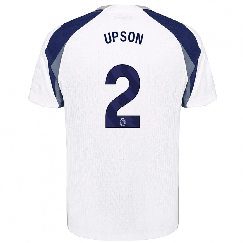 Danxen Heren Elijah Upson #2 Wit Marineblauw Thuisshirt Thuistenue 2025/26 T-Shirt