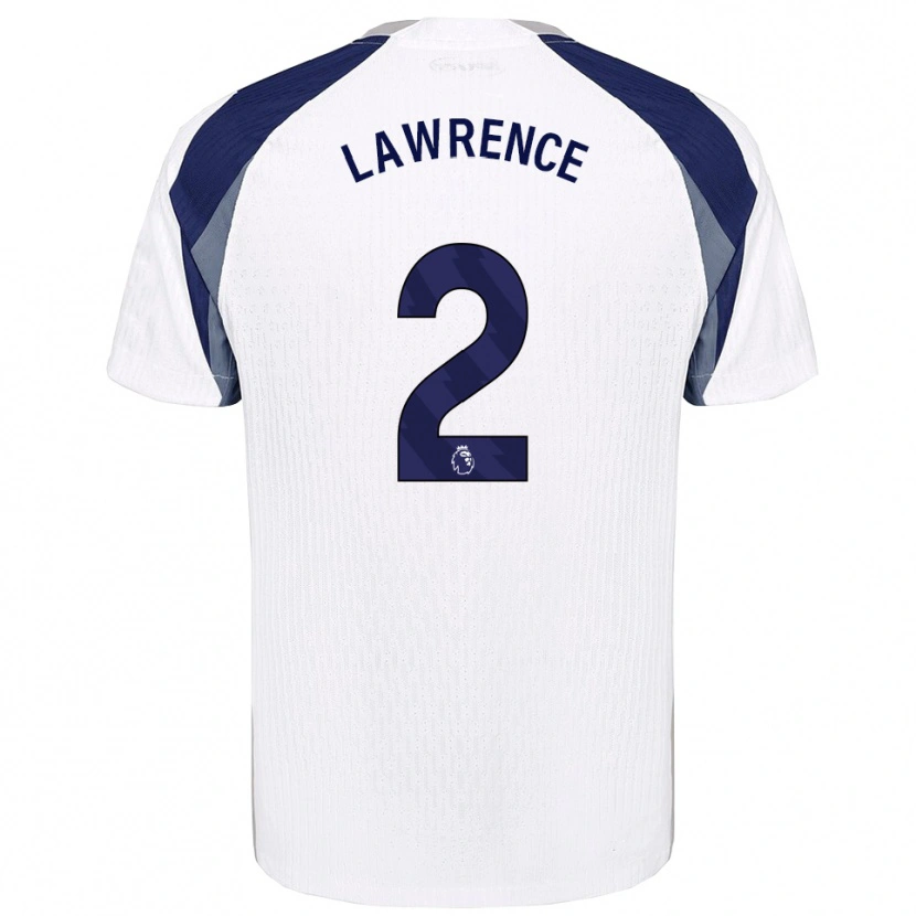 Danxen Heren Donte Lawrence #2 Wit Marineblauw Thuisshirt Thuistenue 2025/26 T-Shirt