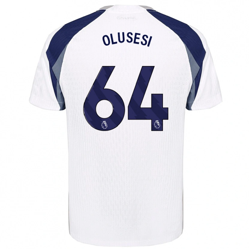 Danxen Heren Callum Olusesi #64 Wit Marineblauw Thuisshirt Thuistenue 2025/26 T-Shirt