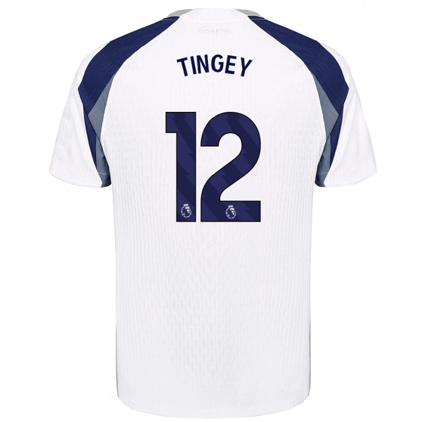 Danxen Heren Tyler Tingey #12 Wit Marineblauw Thuisshirt Thuistenue 2025/26 T-Shirt