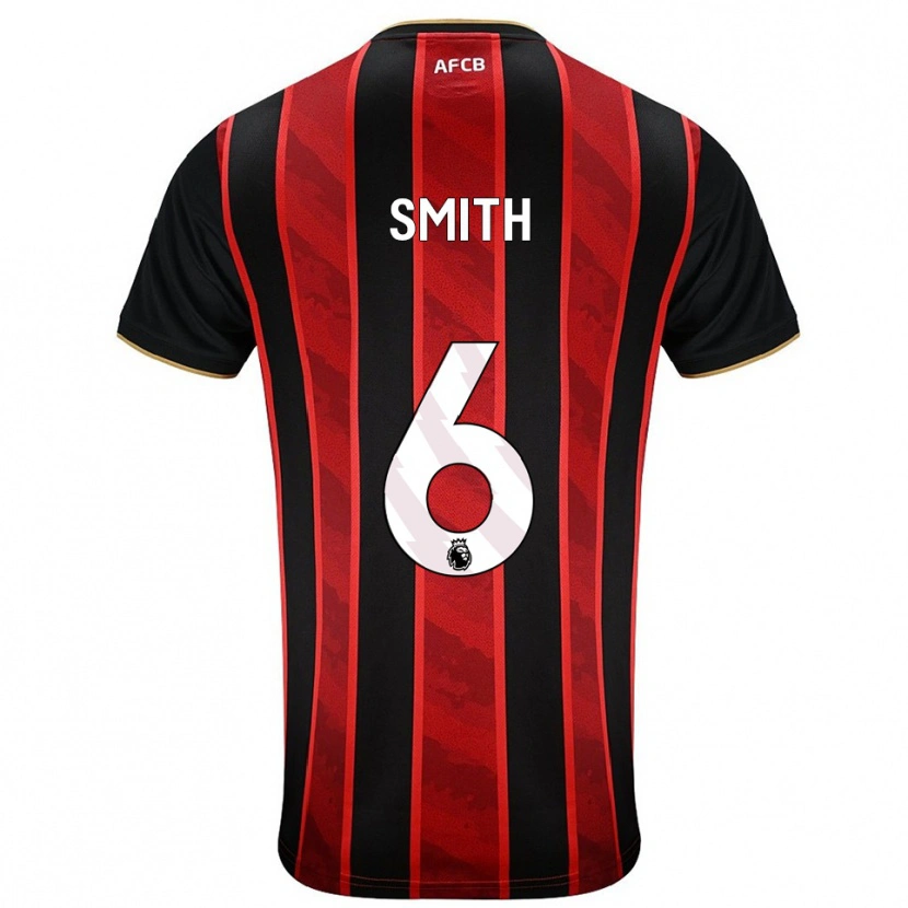 Danxen Heren Maisy Smith #6 Rood Zwart Thuisshirt Thuistenue 2025/26 T-Shirt