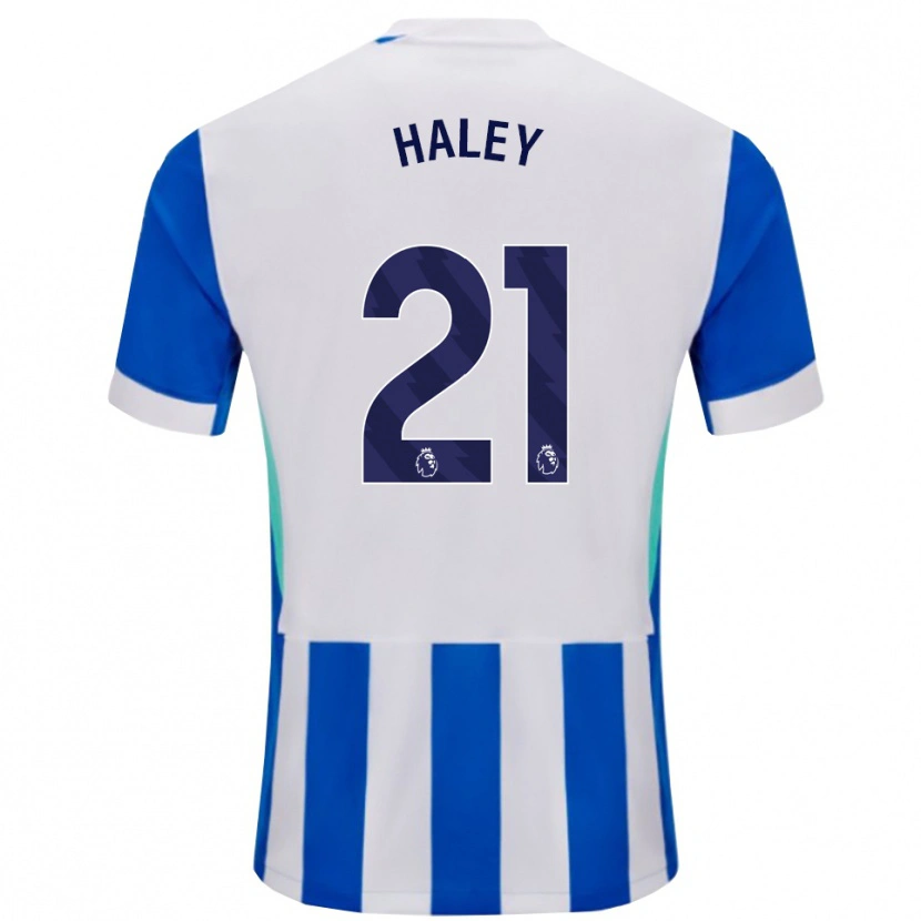 Danxen Heren Madison Haley #21 Blauw Wit Thuisshirt Thuistenue 2025/26 T-Shirt