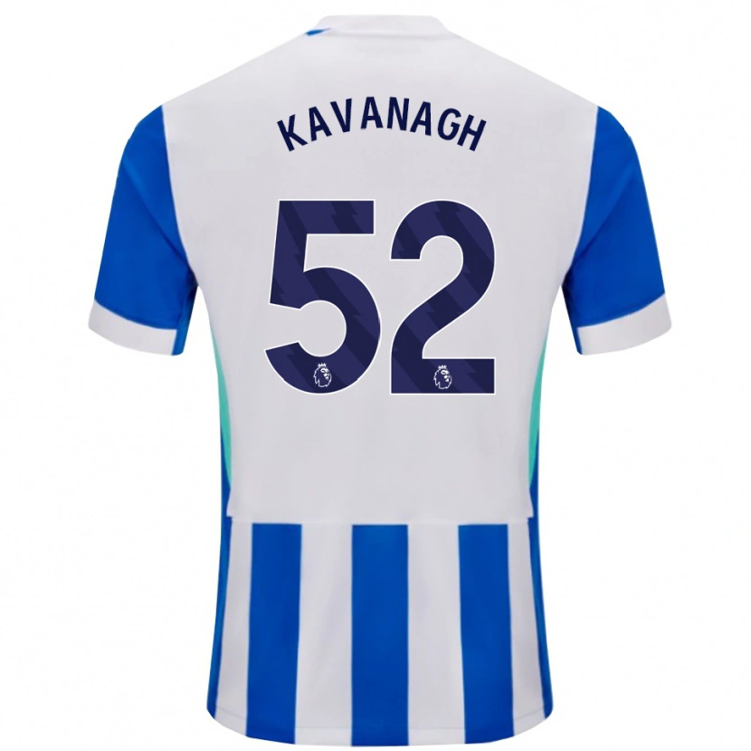 Danxen Heren Leigh Kavanagh #52 Blauw Wit Thuisshirt Thuistenue 2025/26 T-Shirt