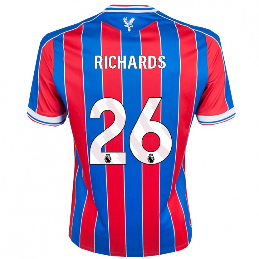 Danxen Heren Chris Richards #26 Blauw Rood Wit Thuisshirt Thuistenue 2025/26 T-Shirt