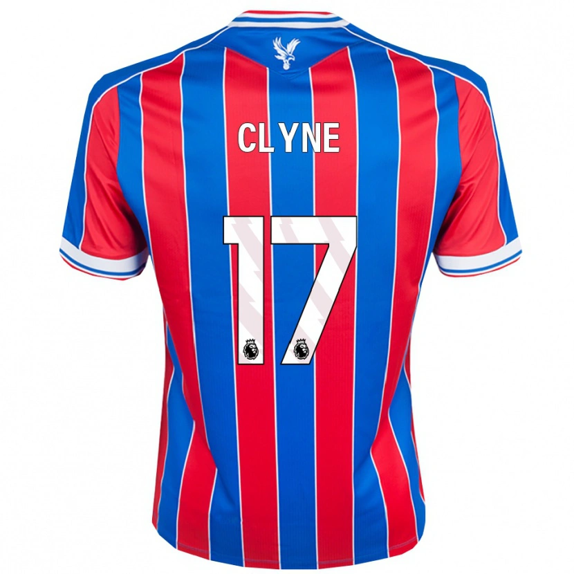 Danxen Heren Nathaniel Clyne #17 Blauw Rood Wit Thuisshirt Thuistenue 2025/26 T-Shirt