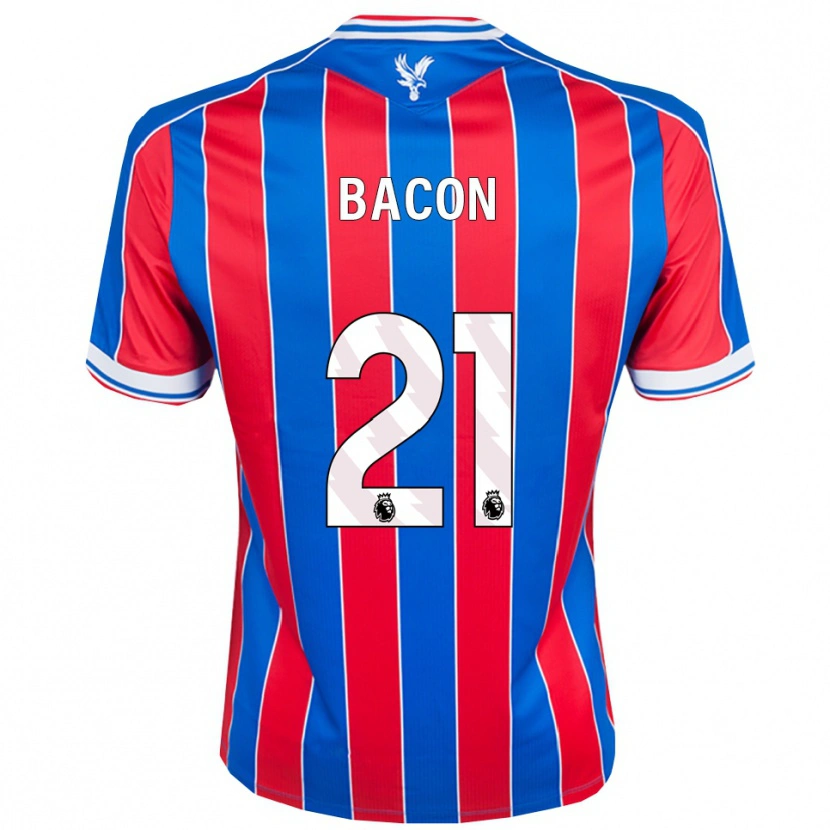 Danxen Heren Skye Bacon #21 Blauw Rood Wit Thuisshirt Thuistenue 2025/26 T-Shirt