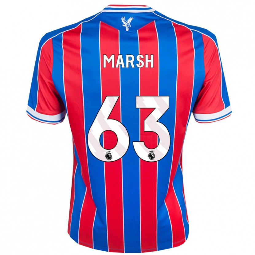 Danxen Heren Zach Marsh #63 Blauw Rood Wit Thuisshirt Thuistenue 2025/26 T-Shirt