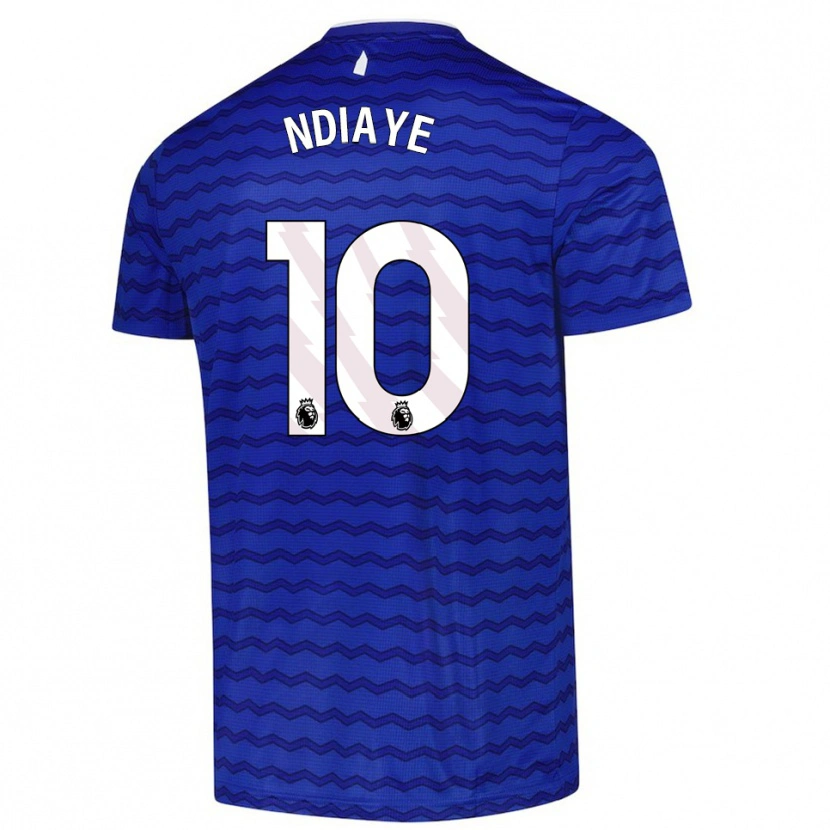 Danxen Heren Iliman Ndiaye #10 Blauw Marineblauw Thuisshirt Thuistenue 2025/26 T-Shirt