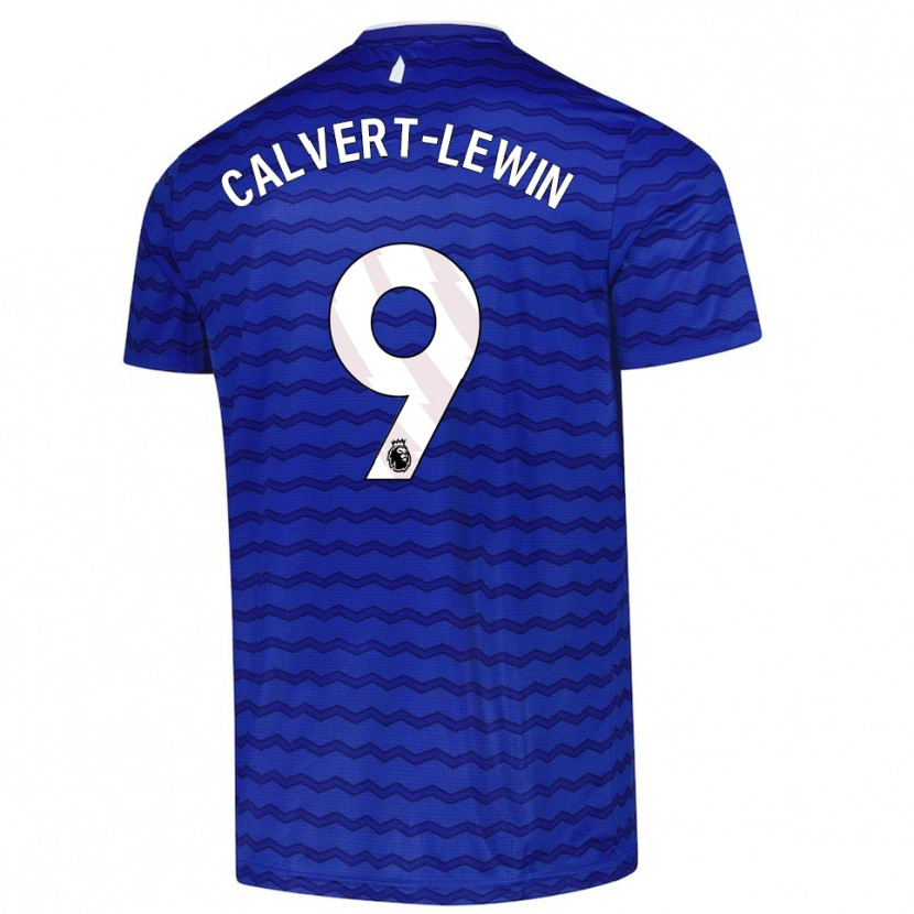 Danxen Heren Dominic Calvert-Lewin #9 Blauw Marineblauw Thuisshirt Thuistenue 2025/26 T-Shirt