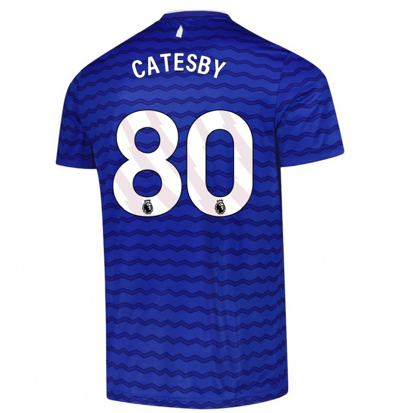 Danxen Heren Joel Catesby #80 Blauw Marineblauw Thuisshirt Thuistenue 2025/26 T-Shirt