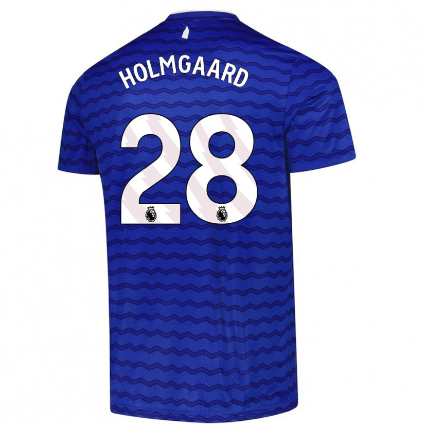 Danxen Heren Karen Holmgaard #28 Blauw Marineblauw Thuisshirt Thuistenue 2025/26 T-Shirt