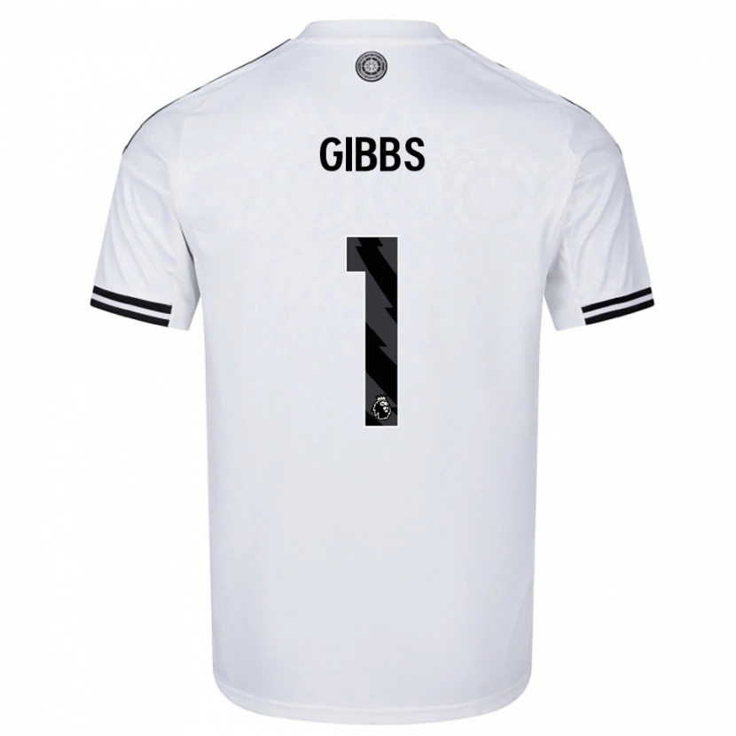 Danxen Heren Frankie Gibbs #1 Wit Zwart Thuisshirt Thuistenue 2025/26 T-Shirt