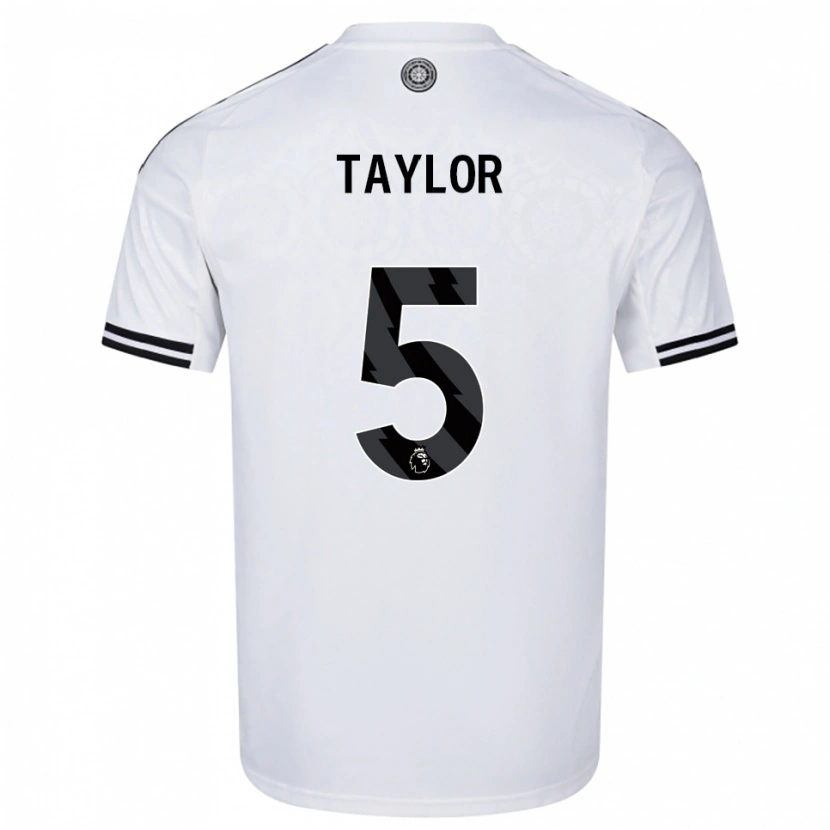 Danxen Heren Archie Taylor #5 Wit Zwart Thuisshirt Thuistenue 2025/26 T-Shirt