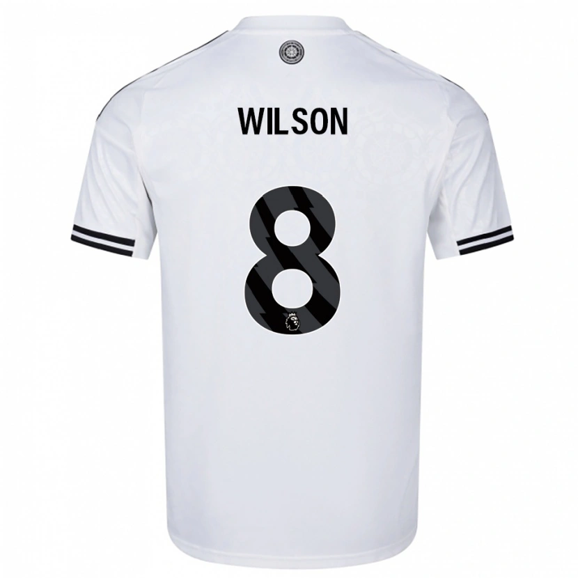 Danxen Heren Harry Wilson #8 Wit Zwart Thuisshirt Thuistenue 2025/26 T-Shirt