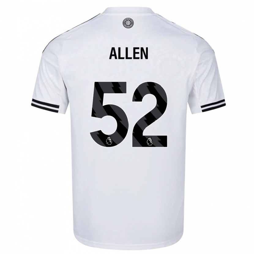 Danxen Heren Michael Allen #52 Wit Zwart Thuisshirt Thuistenue 2025/26 T-Shirt