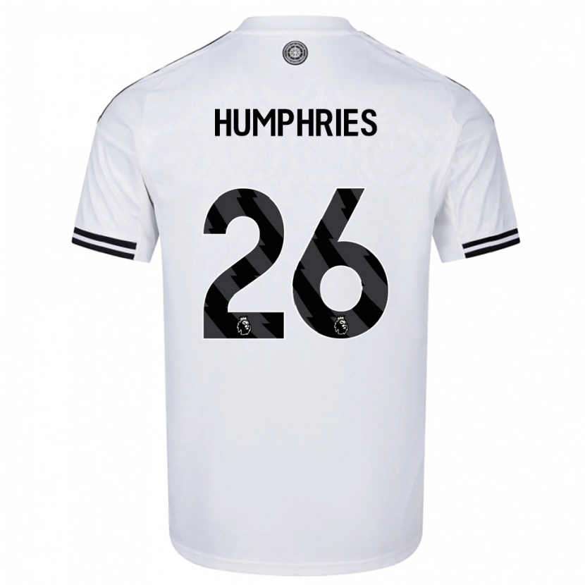 Danxen Heren Marni Humphries #26 Wit Zwart Thuisshirt Thuistenue 2025/26 T-Shirt