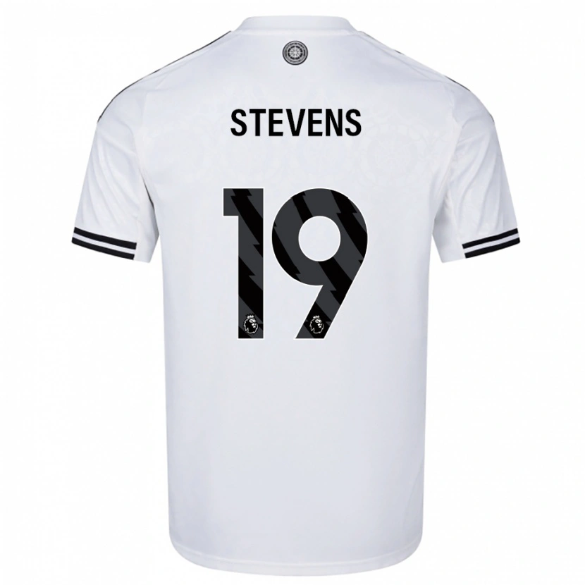 Danxen Heren Lily Stevens #19 Wit Zwart Thuisshirt Thuistenue 2025/26 T-Shirt