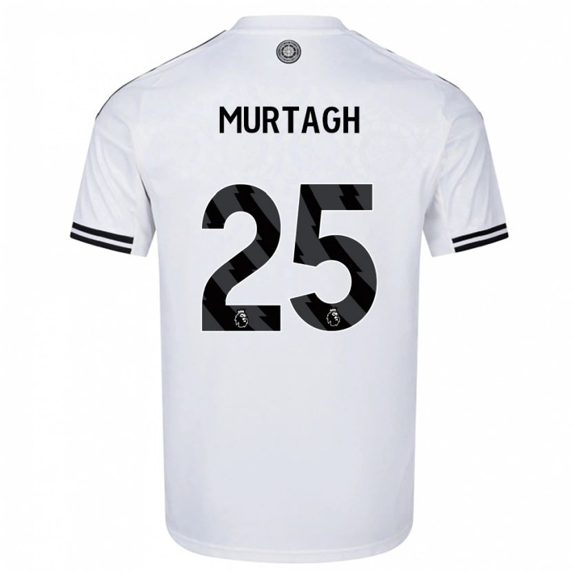 Danxen Heren Ruby Murtagh #25 Wit Zwart Thuisshirt Thuistenue 2025/26 T-Shirt