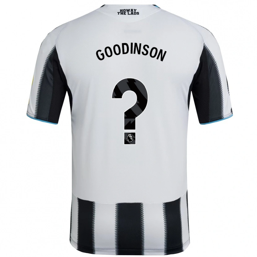 Danxen Heren Archie Goodinson #0 Zwart Wit Thuisshirt Thuistenue 2025/26 T-Shirt