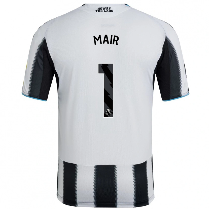 Danxen Heren George Mair #1 Zwart Wit Thuisshirt Thuistenue 2025/26 T-Shirt