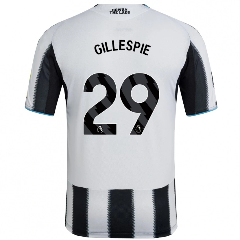 Danxen Heren Mark Gillespie #29 Zwart Wit Thuisshirt Thuistenue 2025/26 T-Shirt