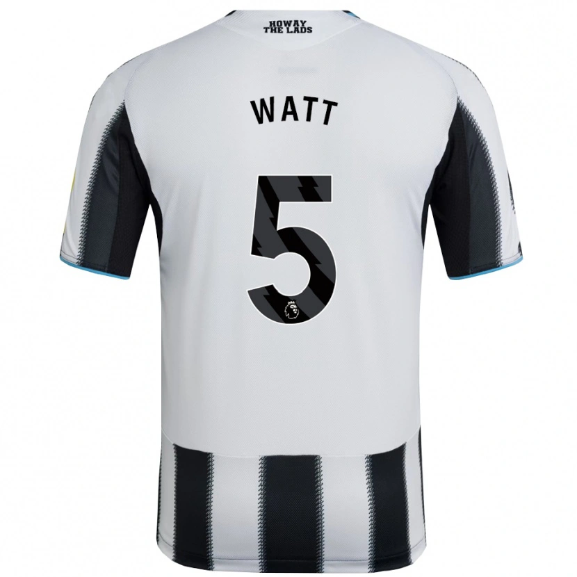 Danxen Heren Olivia Watt #5 Zwart Wit Thuisshirt Thuistenue 2025/26 T-Shirt