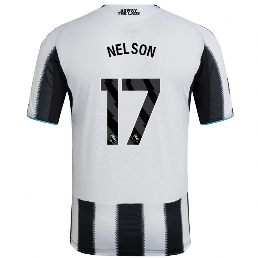 Danxen Heren Erin Nelson #17 Zwart Wit Thuisshirt Thuistenue 2025/26 T-Shirt