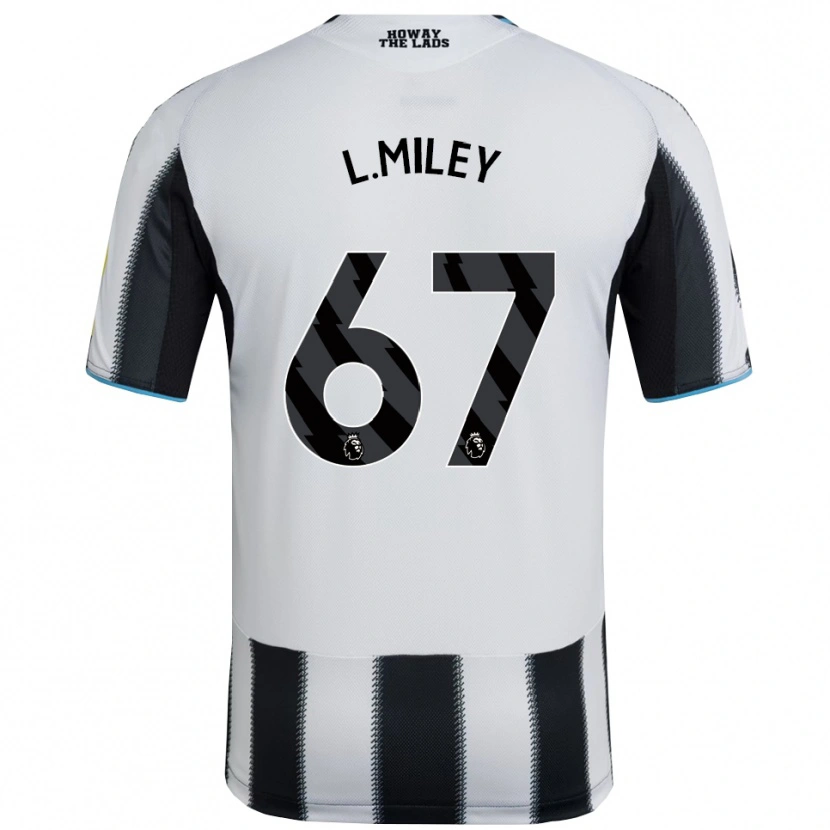 Danxen Heren Lewis Miley #67 Zwart Wit Thuisshirt Thuistenue 2025/26 T-Shirt