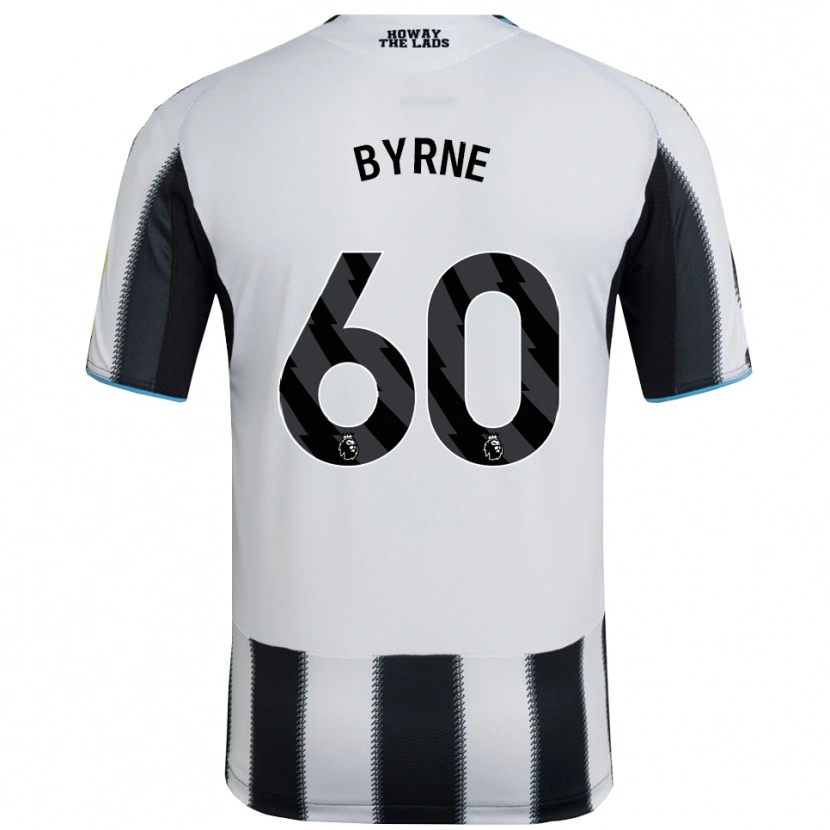 Danxen Heren Reece Byrne #60 Zwart Wit Thuisshirt Thuistenue 2025/26 T-Shirt