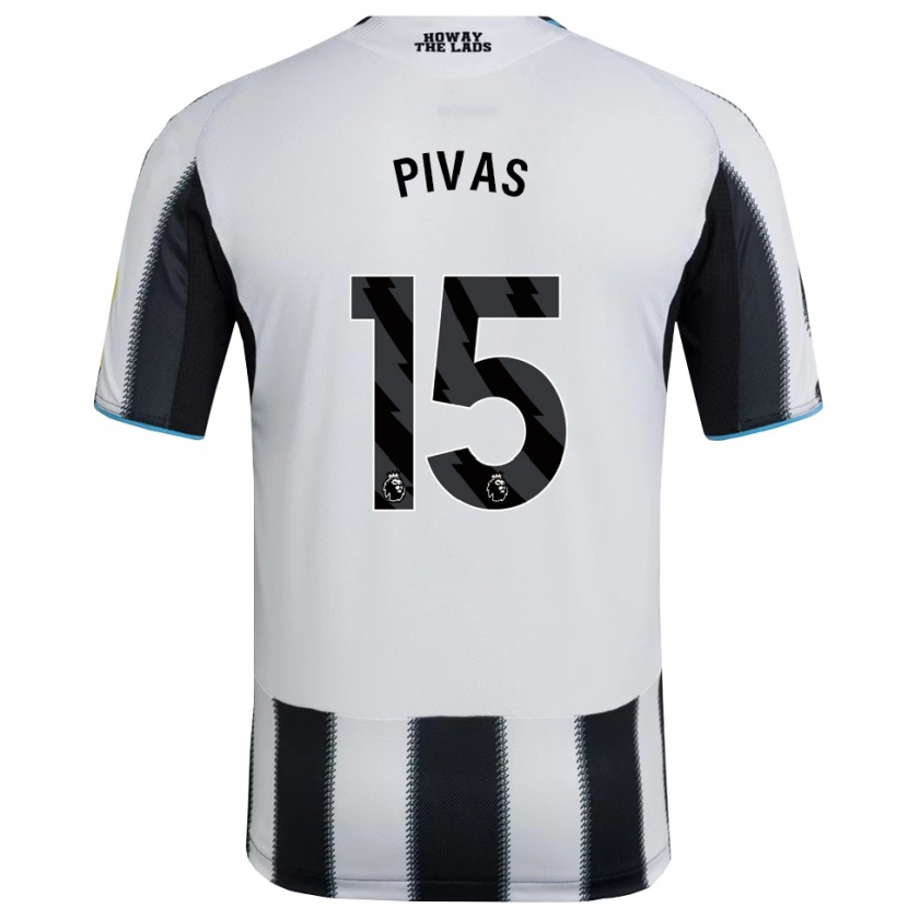 Danxen Heren Miodrag Pivas #15 Zwart Wit Thuisshirt Thuistenue 2025/26 T-Shirt