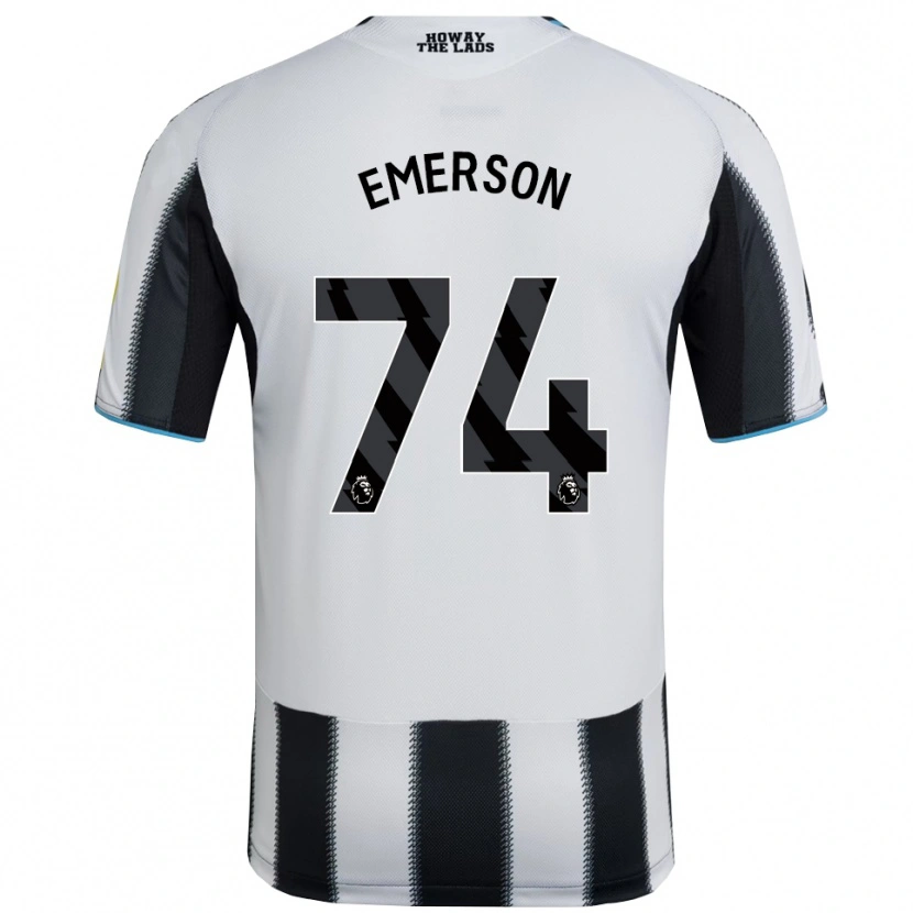 Danxen Heren Johnny Emerson #74 Zwart Wit Thuisshirt Thuistenue 2025/26 T-Shirt